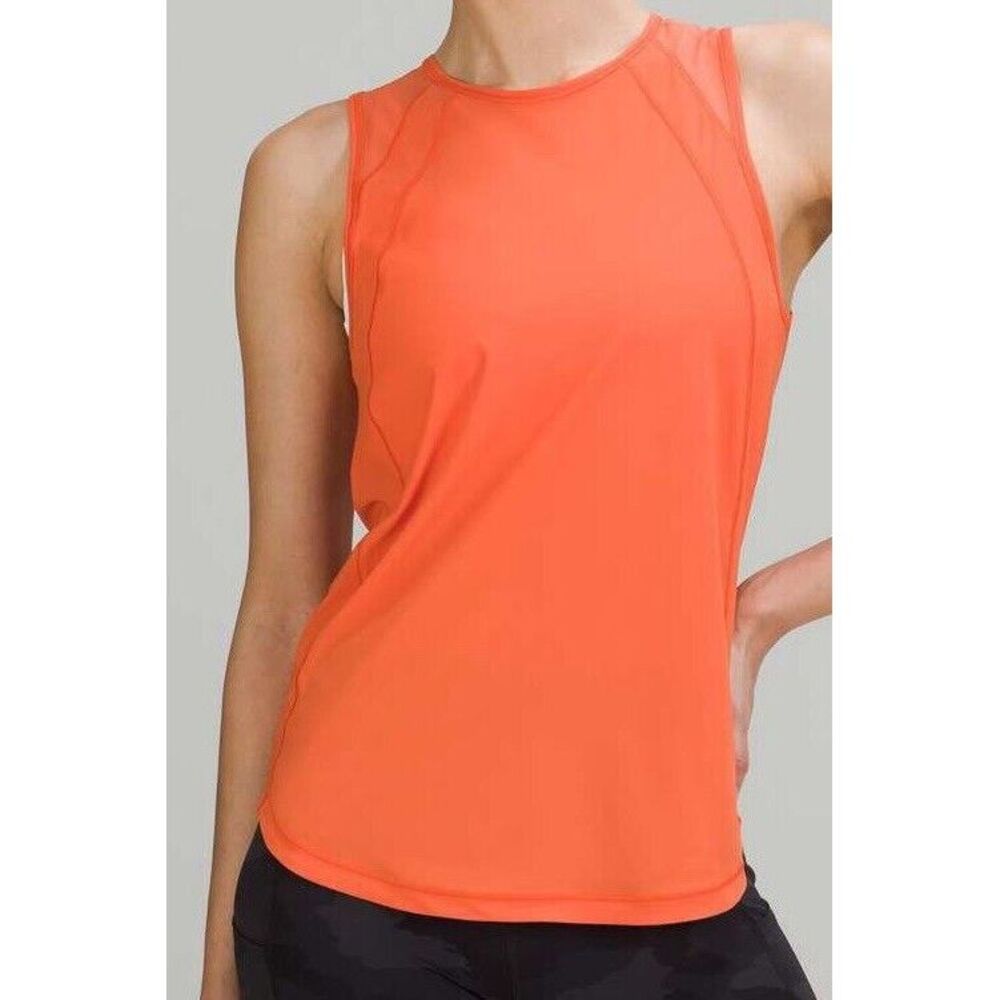 Lululemon Athletica Orange Tank Top